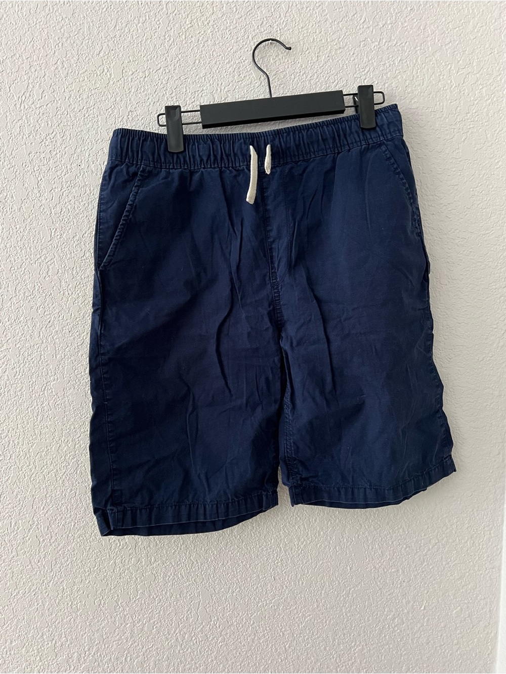 Place Navy Elastic Waist Shorts with White Size Tag